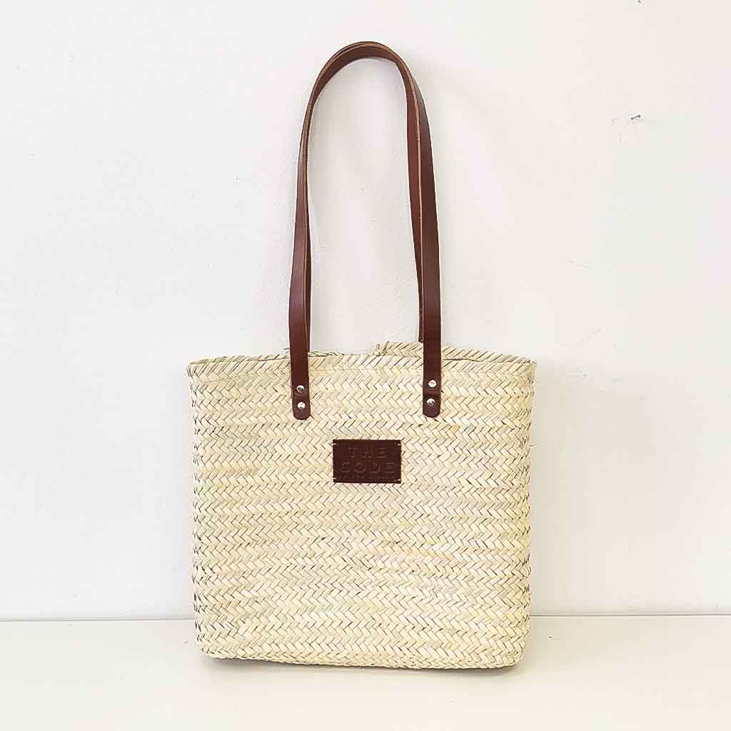 Jute basket brown